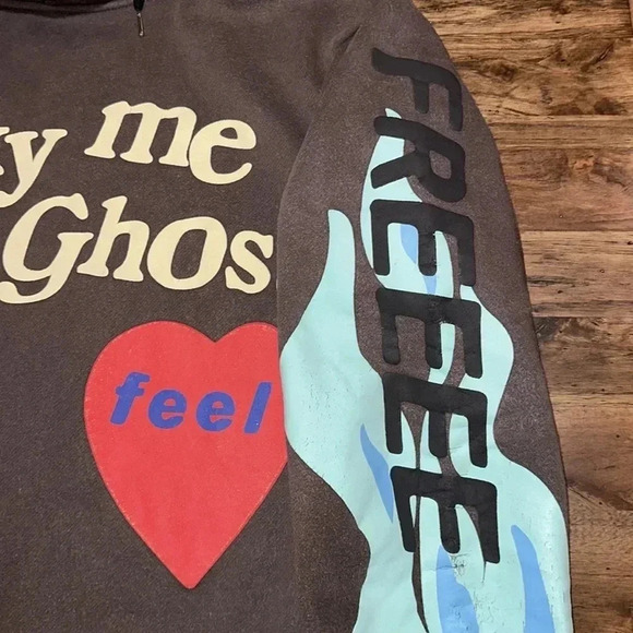 kids see ghosts lucky me I see ghosts | camp flog gnaw sweatshirt hoodie unisex - Picture 6 of 14